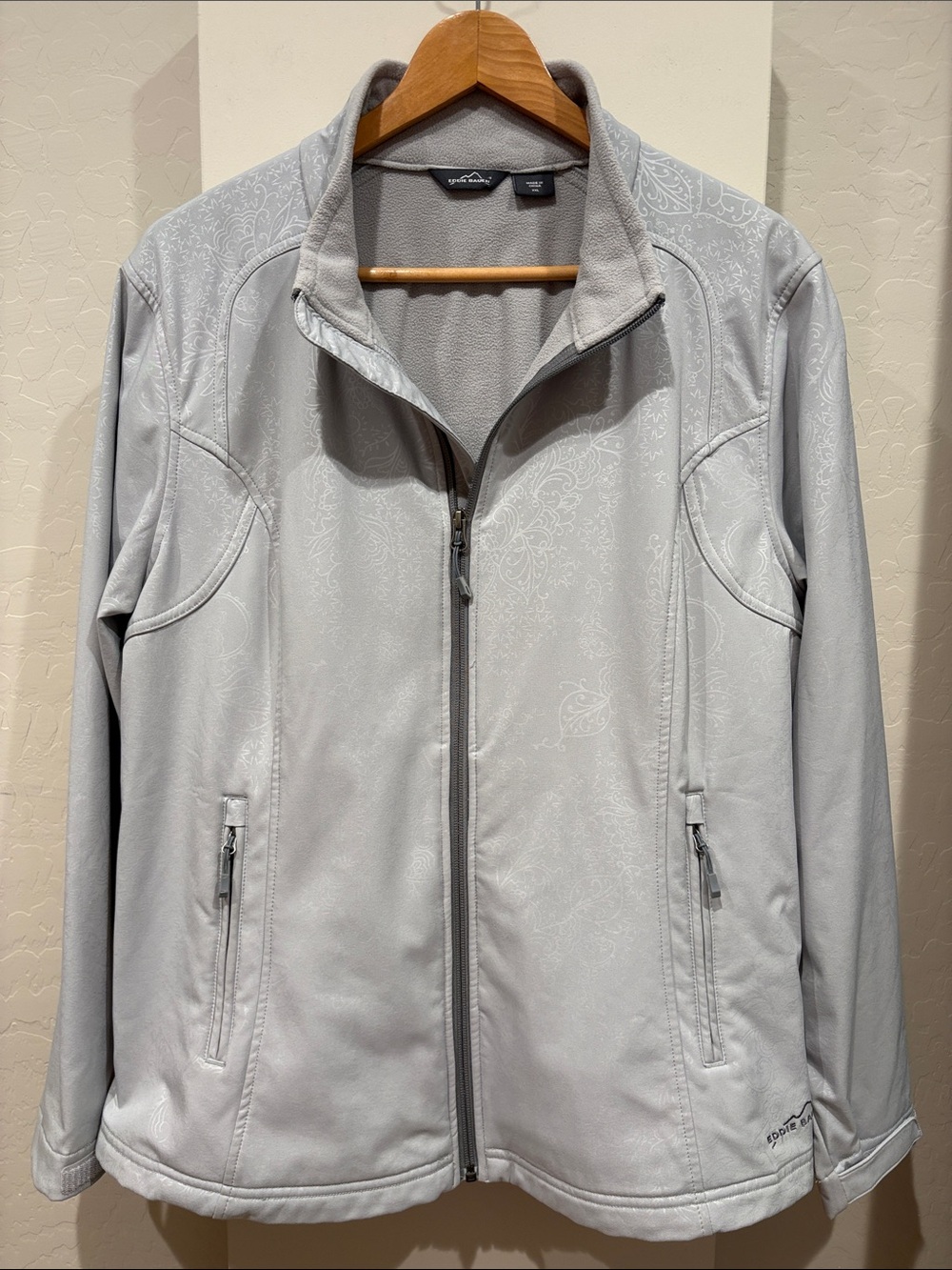 Eddie Bauer Light Gray Women's Softshell Jacket